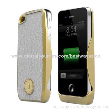 Power cases with MFI certificate, for iPhone 4/4s with 1,500mAh battery capacity